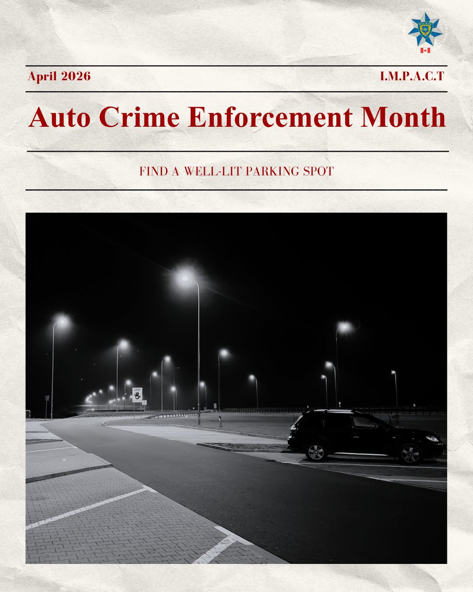 IMPACTautocrime's tweet image. THIEF Tip #5: Find a Well-Lit Parking Spot

Thieves often look for darker, quieter locations where they’re less likely to be noticed.

Visit baitcar.com for more info.

#ThinkLikeAThief #AutoCrimeEnforcementMonth #AutoCrimePrevention
