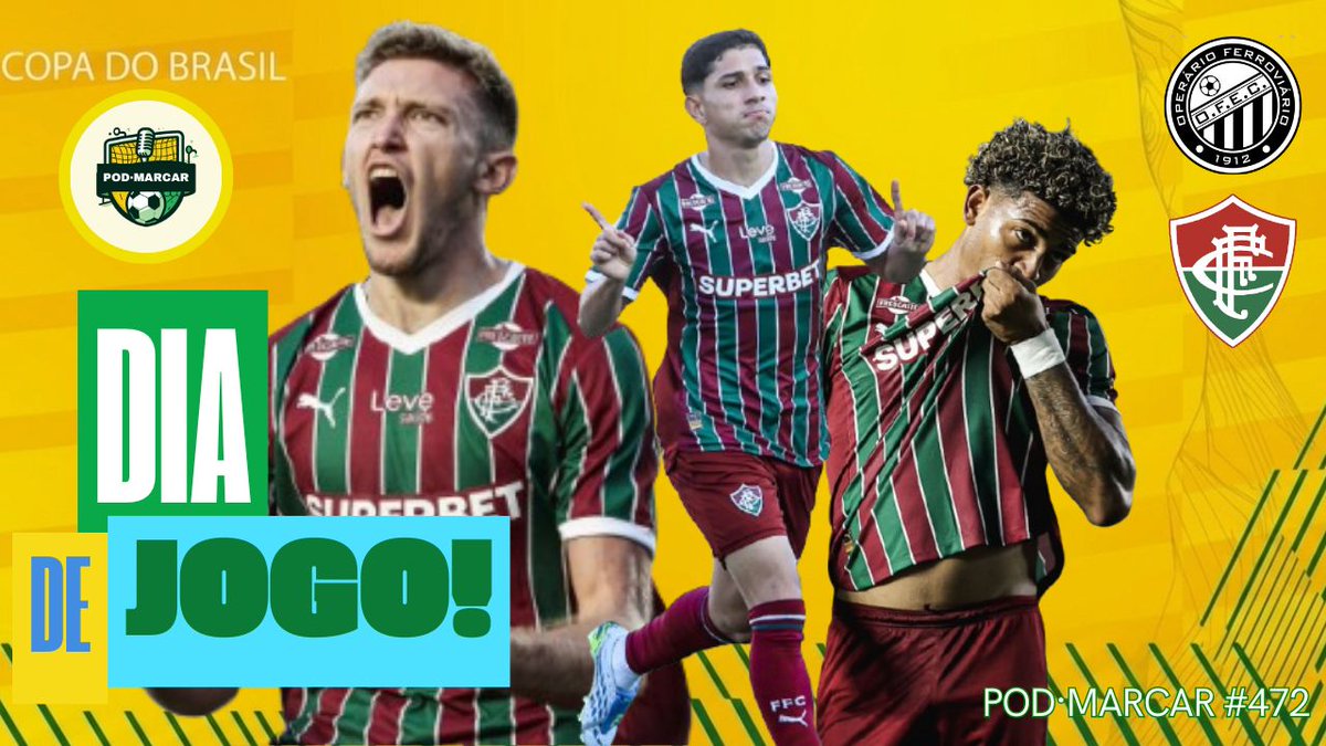 Diego_Fortes's tweet image. 🟢Se liga na nossa resenha esportiva, hoje, a partir das 23h45, tem o nosso pós-jogo de Operário-PR x Fluminense pela 5ª fase da Copa do Brasil.

youtube.com/live/hB3LAXjSS…

#esporte #futebol #fluminense #copadobrasil #operario #futebol2026