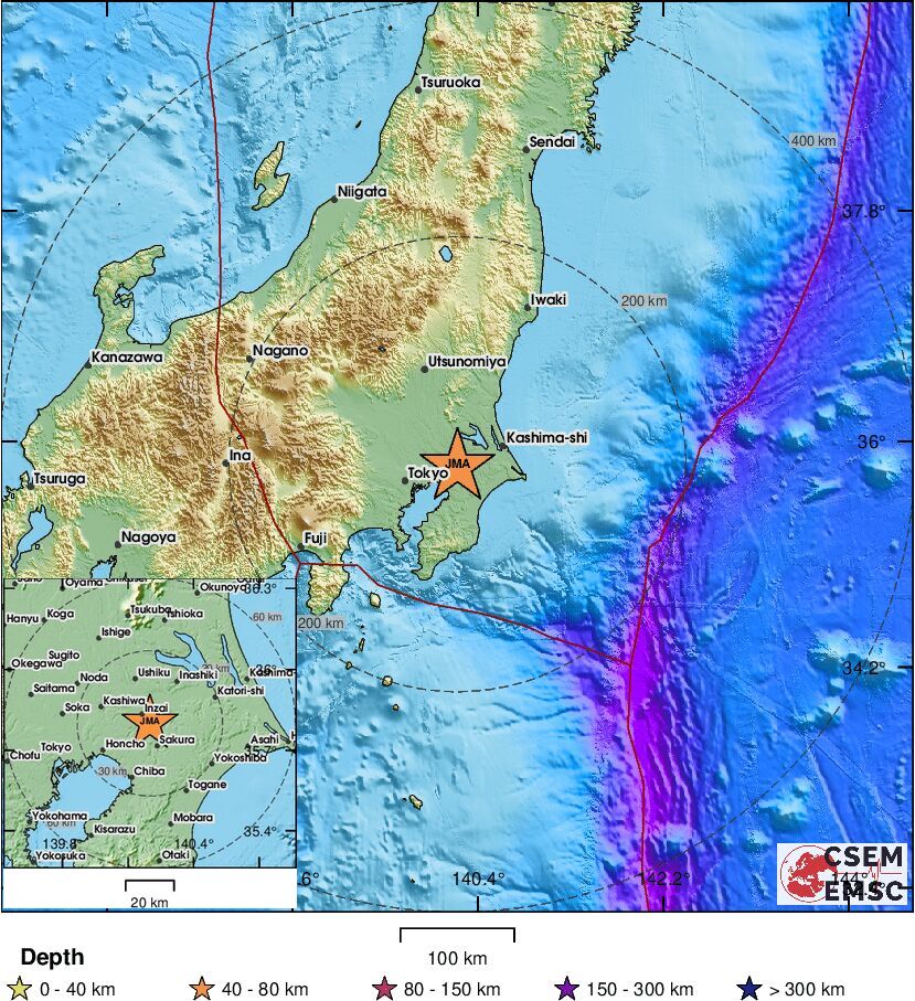 LastQuake's tweet image. 🔔#Earthquake (#地震) M4.0 occurred 23 km N of #Chiba-shi (#Japan) 7 min ago (local time 23:53:30). More info at:
📱m.emsc.eu/#app
🌐m.emsc.eu/?id=1983584
🖥emsc-csem.org/Earthquake_inf…