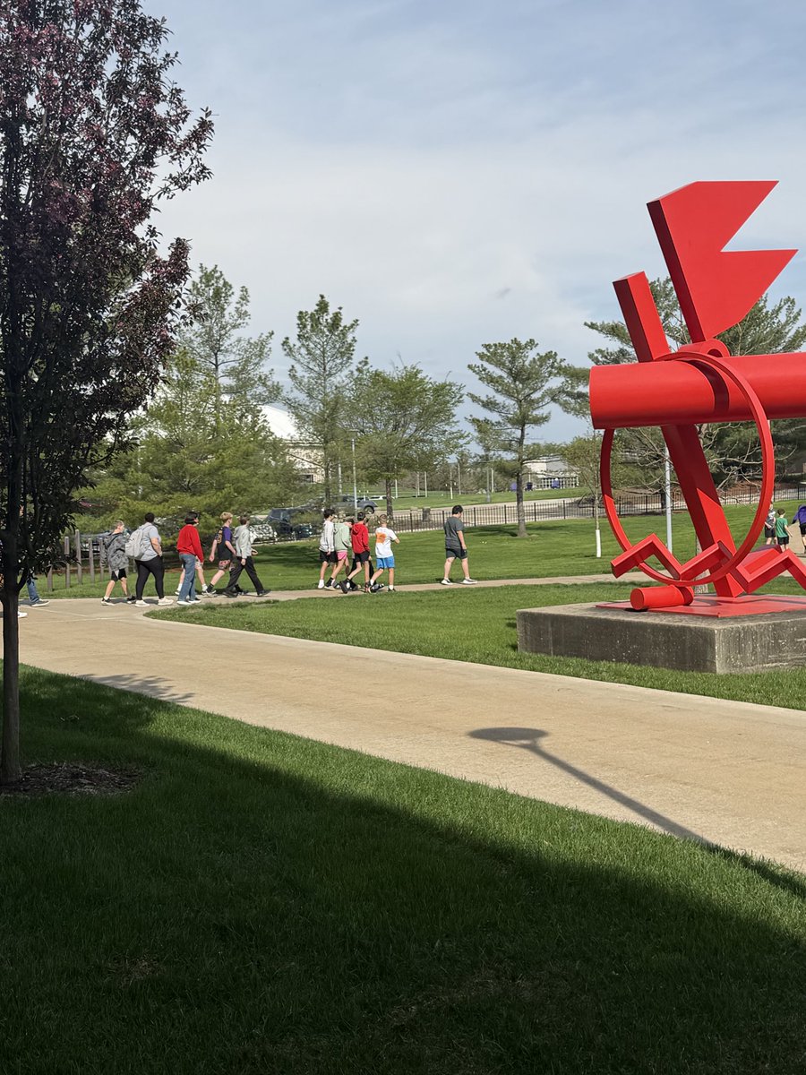 TaraEstep's tweet photo. Every 6th grader in @CF_schools had the opportunity to visit @northerniowa as part of a career discovery unit, exploring fields they’re interested in. This helps students picture themselves in college and connect learning to future careers. #futureready #UNI https://t.co/HAu4ARqd0w