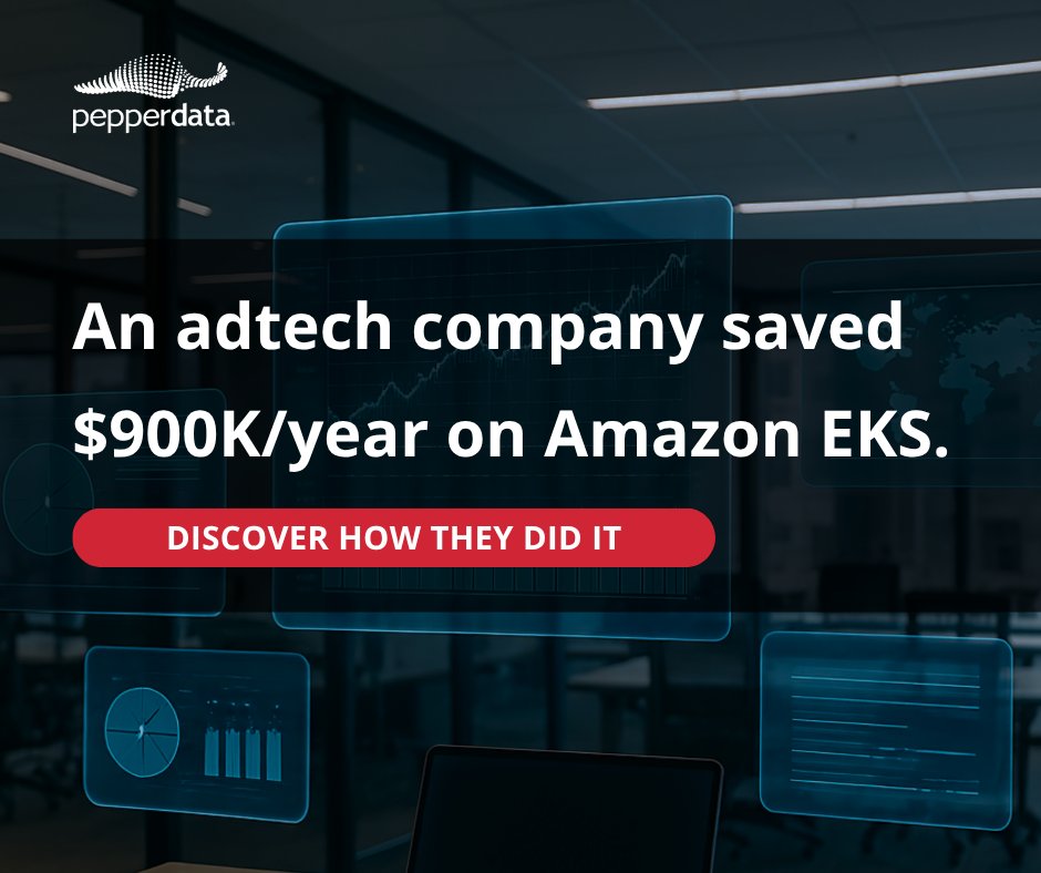 pepperdata's tweet image. An adtech company saved over $900K per year on Amazon EKS without any code changes or manual tuning. Here's how it did it: hubs.la/Q04cNxqS0

@AWS_Partners #kubernetes #amazoneks #k8s #finops #costoptimization #resourceoptimization