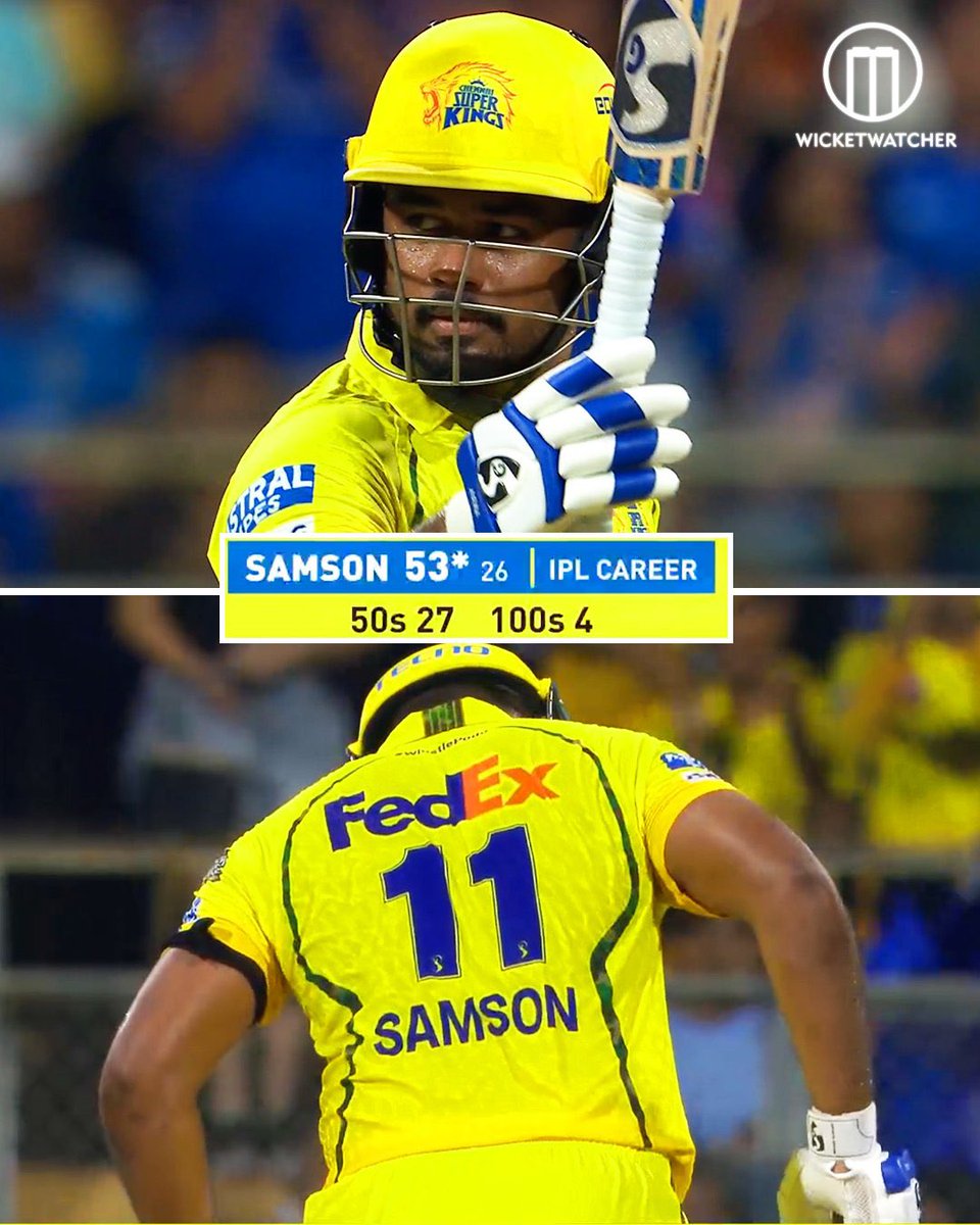 Wickets falling one side, Sanju Samson chose violence. Wankhede fell silent 🔥