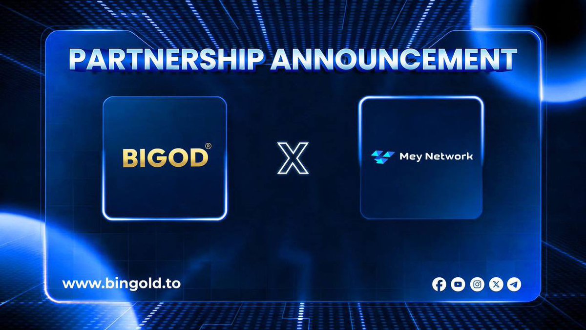 GodswillAsuquo7's tweet photo. Here is a great news.🎉🎉
@BiGODToken has officially entered a new partnership with @Mey_Network, and it’s a big step for the future of real-world assets on-chain.

This collaboration brings together two strong ideas in one direction: tokenized gold from BIGOD and tokenized real estate from Mey Network.

Together, they're expanding the RWA ecosystem by connecting real value across different asset classes, making it easier for people to access, hold, and benefit from real-world assets in digital form.

What this introduce is simple but powerful:

✓ Tokenized gold + tokenized property in one growing ecosystem
✓ More accessible real-world asset opportunities
✓ A stronger bridge between traditional value and Web3

This is another step toward a system where real value is no longer locked away, but open, connected, and accessible.

More real-world assets. More real opportunities.

$BIGOD  #RWA #DigitalGold #BiGOD