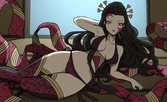 👘-"only another demon can match that kind of hunger... Don't you think, Kokushibo-San?~..."