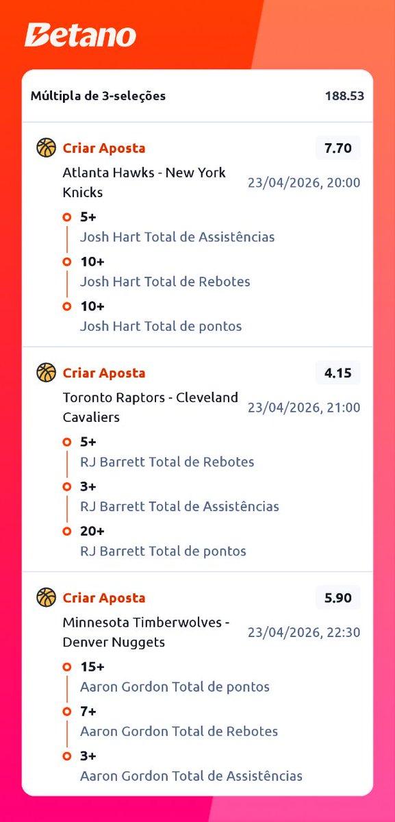 nba_da_loucura's tweet photo. Vamos lá para os 3° jogos da série🔥

Ontem quase forramos odd 150 no grupo👀

Algumas das entradas já disponíveis no grupo 👇

🔗Link nos comentários ✅ https://t.co/UhNyngyFXr
