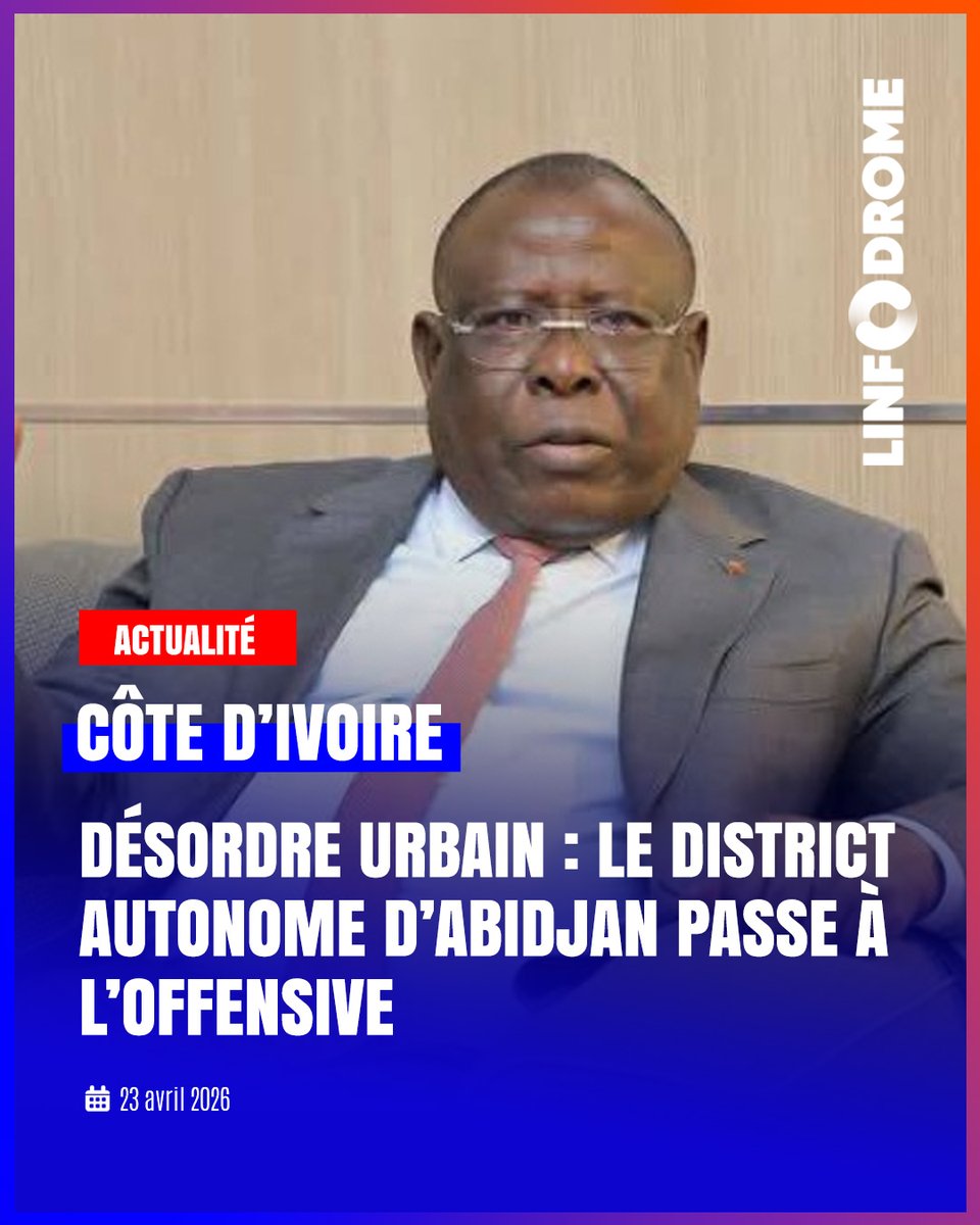 Linfodrome's tweet image. Le District Autonome d’Abidjan engage une riposte sans concession contre les facteurs de désordre urbain.

#Linfodrome