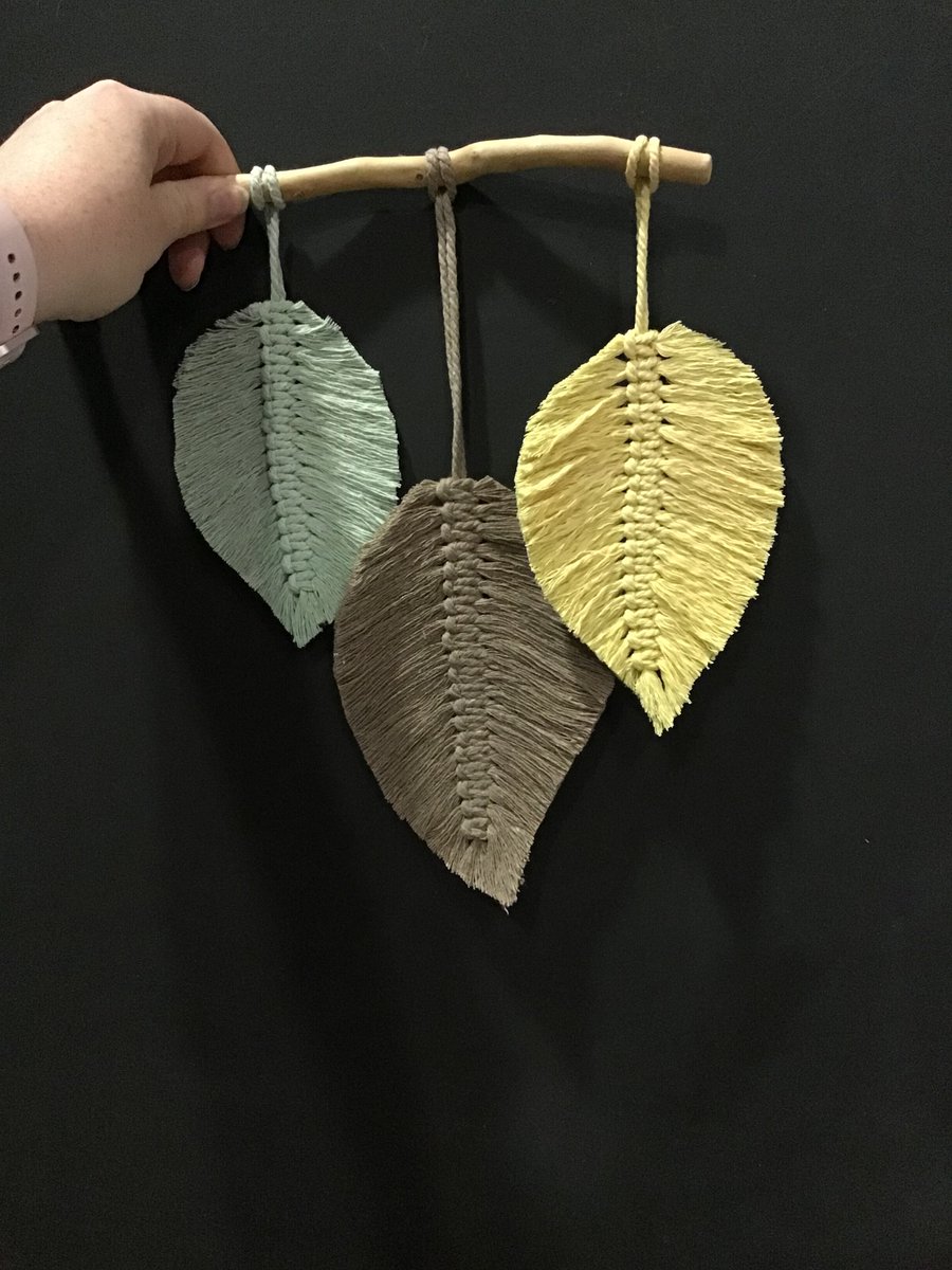 Rotherhamcreat2's tweet image. A super afternoon with our lovely learners for our Macrame Leaf Hanging course. Anew skills for everyone who joined us and what a great job everyone did. We love these. Beautiful colour combinations too. #awesomeadults #alwayslearning #newskills #timeout