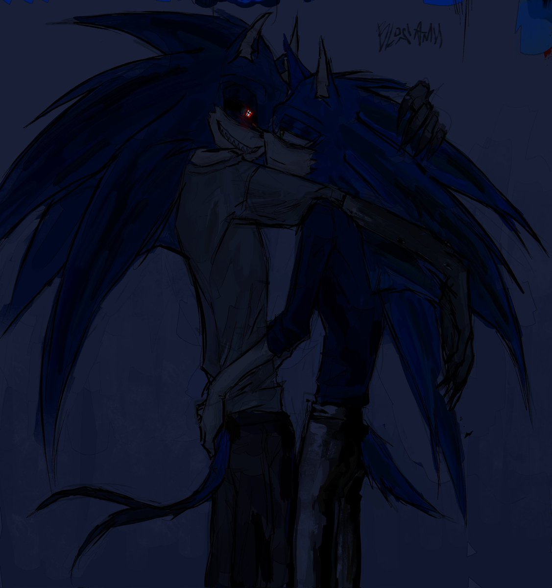 noneblossom's tweet photo. au ver.  #sonic #omt #sonicomt #sonexe https://t.co/1Uv4npNxcv