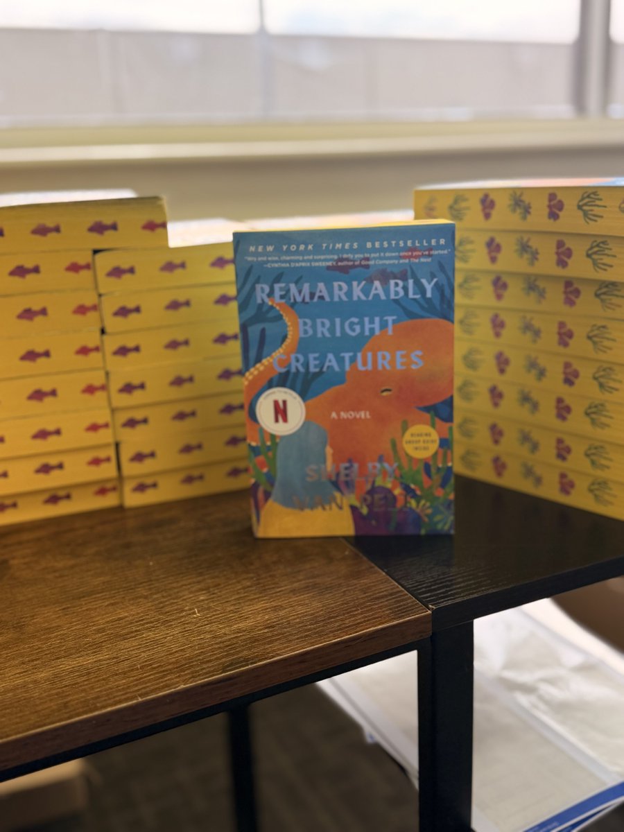 readtosucceed's tweet photo. We are excited to share our 2026 #OneBookofRutherfordCounty selection, Remarkably Bright Creatures, with the community! 

We invite you to pick up a free copy at the Rutherford County Library System (all branches) or Simply Pure Sweets in Murfreesboro. #ReadDiscussShare https://t.co/g79fUSRNm6