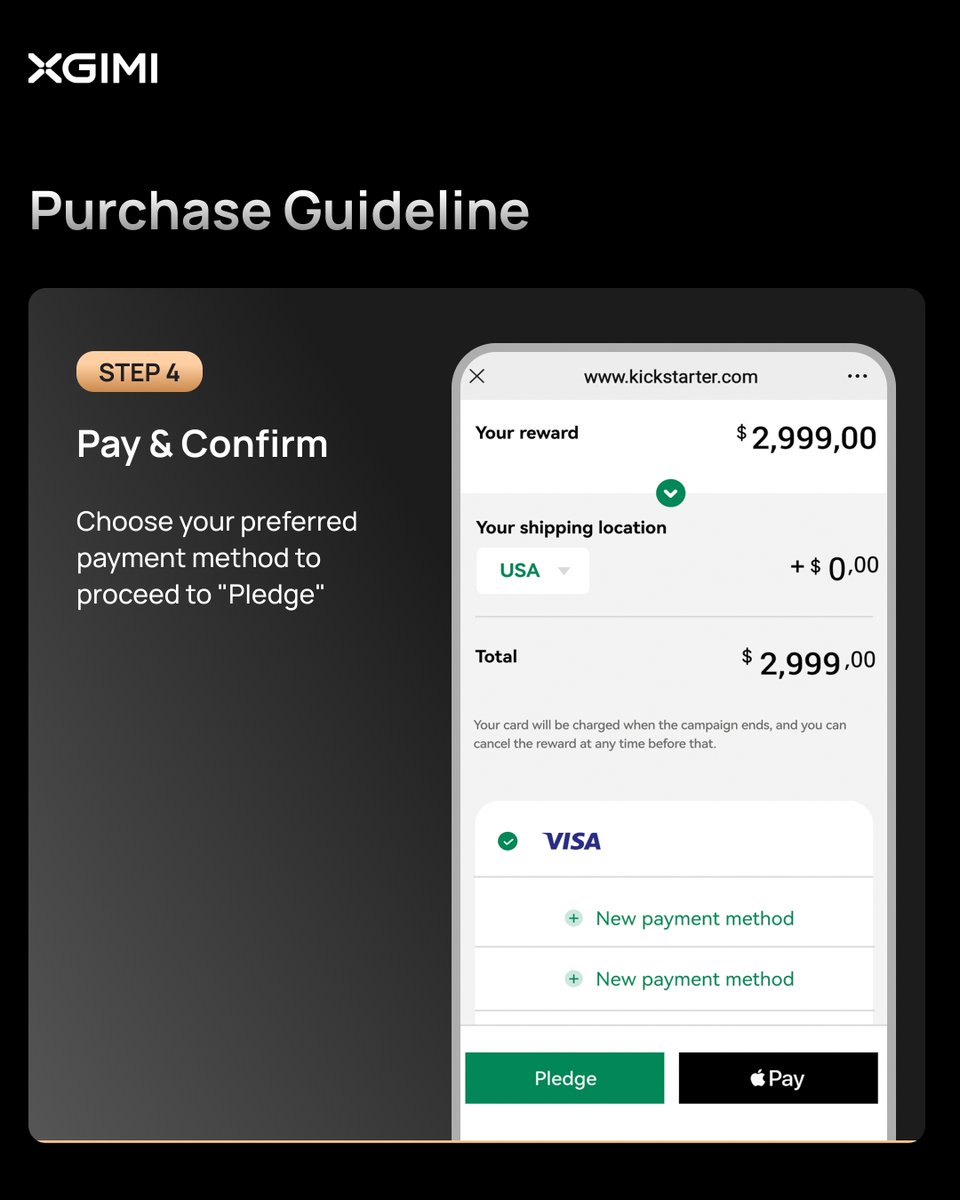 XGIMITech's tweet image. TITAN Noir Series is now on Kickstarter. Swipe for a quick guide on how to back your unit. Your home theater upgrade starts here.

Secure yours—Link in bio!

#TITANNoirSeries #XGIMI #Kickstarter #StepByStep #BackNow #tutorials