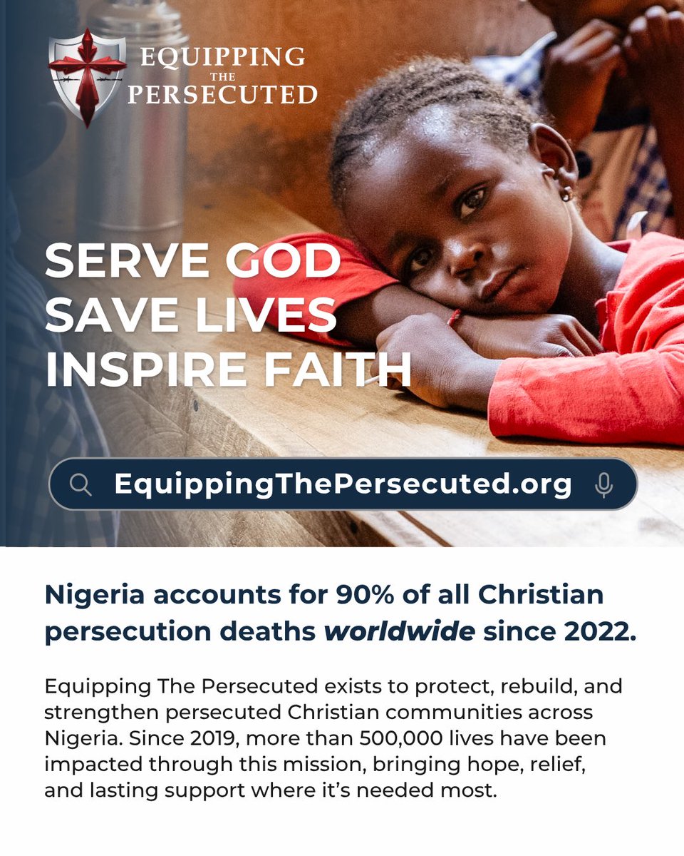 Ctr_CultureMom's tweet image. 💥Have you heard about the persecution in #Nigeria, here’s how you can help!

Over 200 Rapid Responses to terror/crisis events, delivering urgent food, medical care, and rescue to survivors who otherwise would have been abandoned.

Over 1,000 #Muslims have come to #Christ through