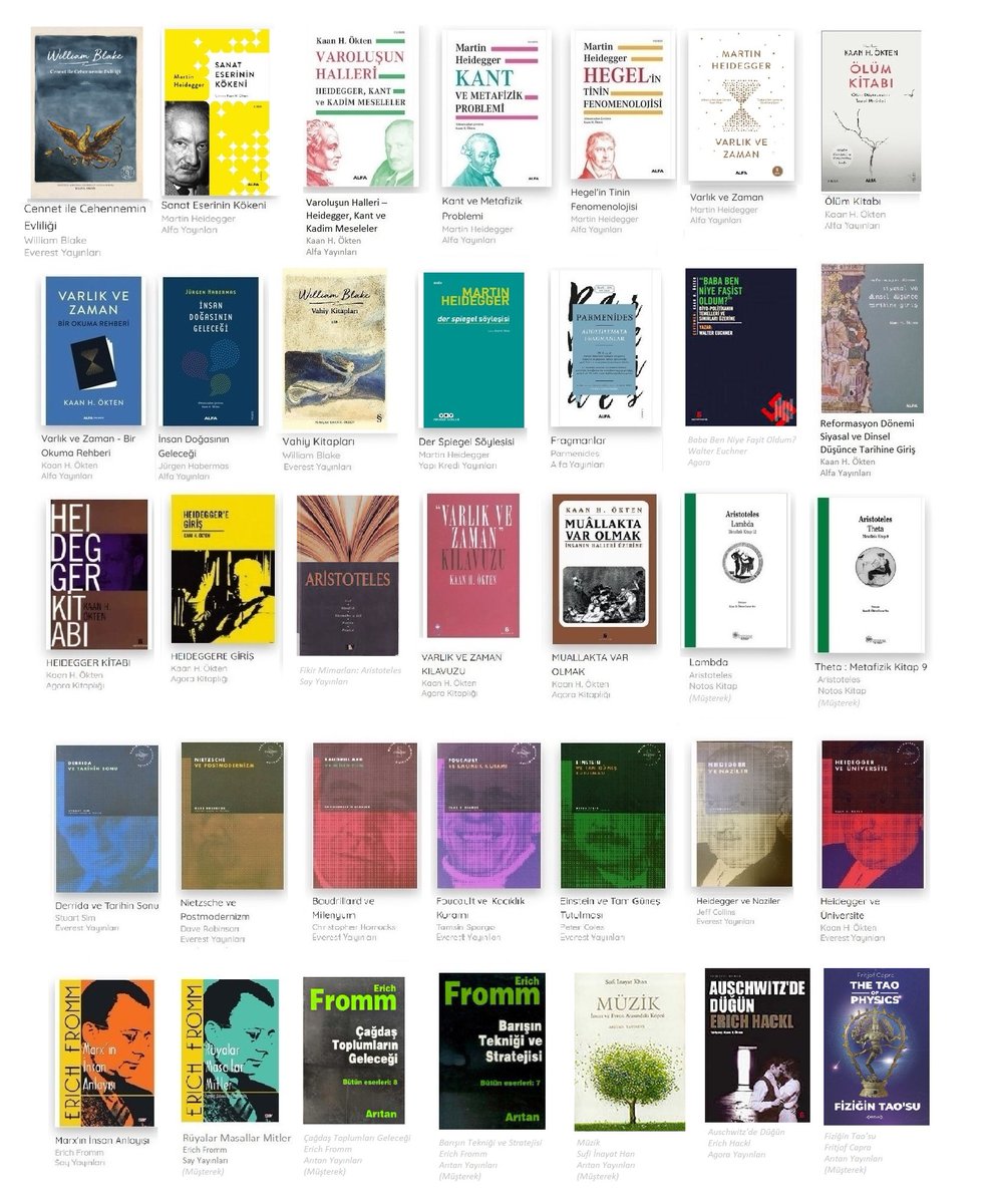Dünya Kitap Günü vesilesiyle çeviri ve telif kitaplarımın listesini günceleyerek paylaşmak istedim...