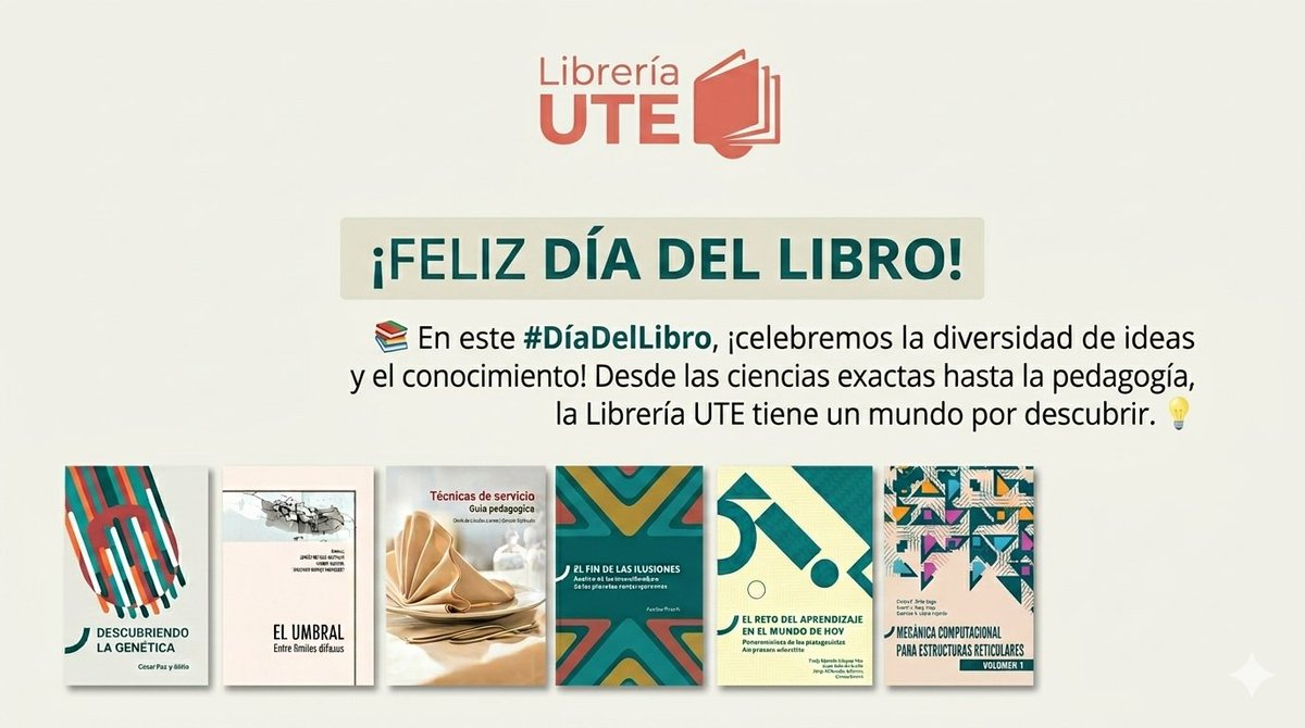 Librería UTE tweet media