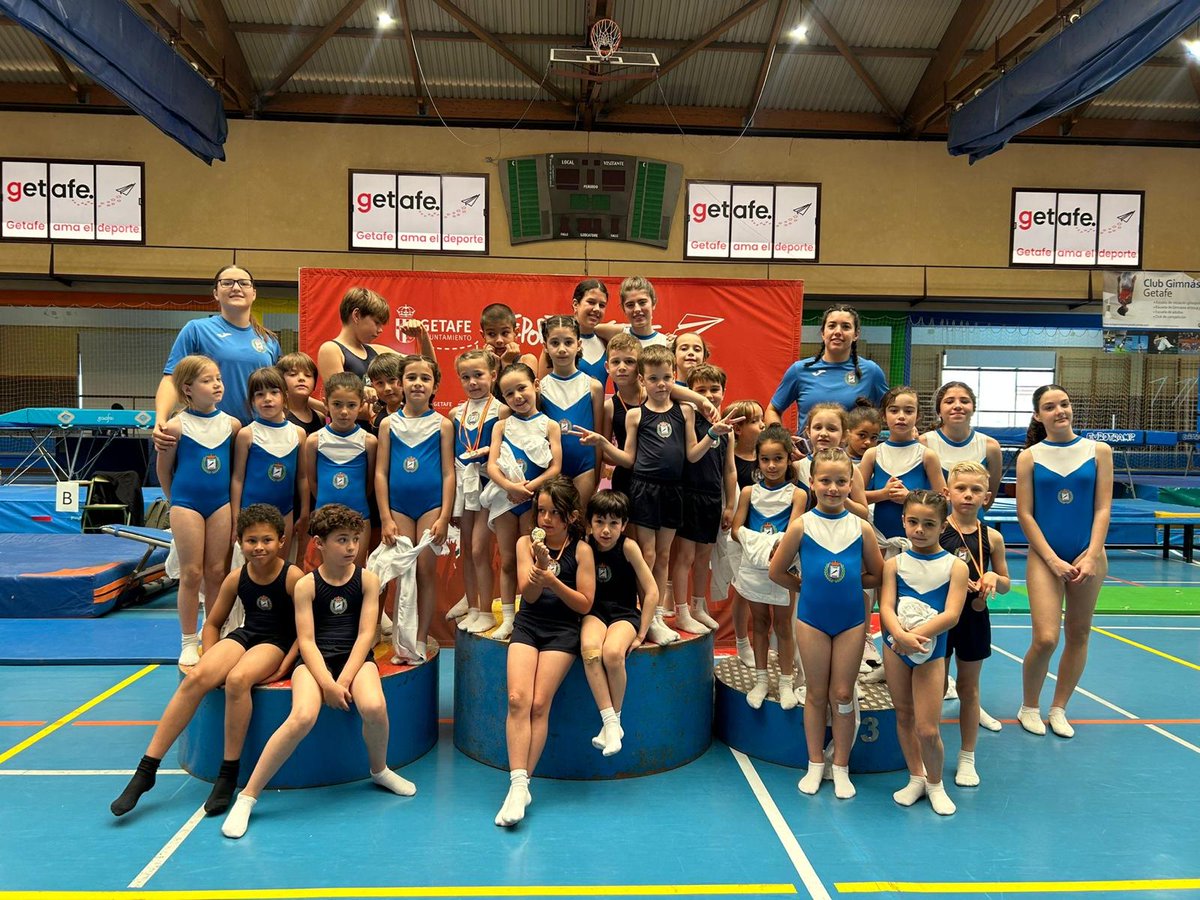 DeporteGetafe's tweet image. Los gimnastas del @CGGETAFE
conseguían el domingo ‼️15 MEDALLAS‼️ en el Campeonato Interescuelas de Gimnasia #Trampolín que se celebró en el Pabellón Polideportivo "Cerro Buenavista"

¡¡¡ ENHORABUENA !!! 🏆🤸🔝👏👏👏

#Getafe #Deporte #DeporteenGetafe #DeporteInfantil