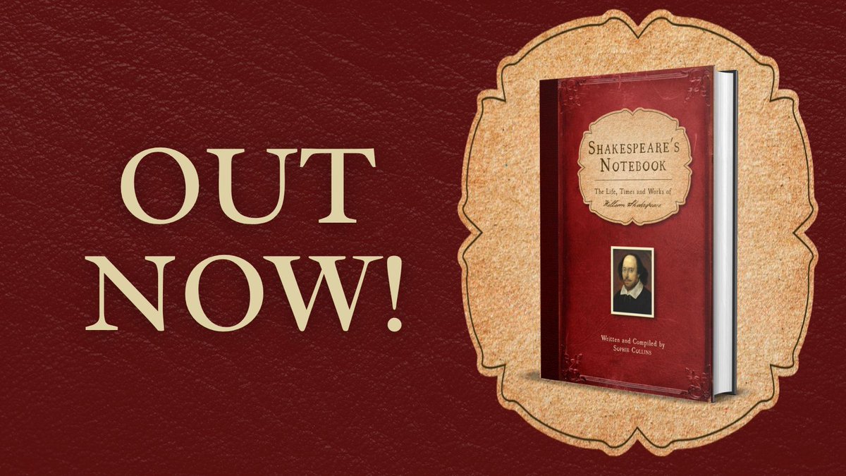 TheHistoryPress's tweet image. On Shakespeare’s birthday, 462 years ago today, we’re celebrating the publication of 'Shakespeare’s Notebook'!🎭 Get your copy here! buff.ly/iytmwhI #Shakespeare #OnThisDay #PublicationDay