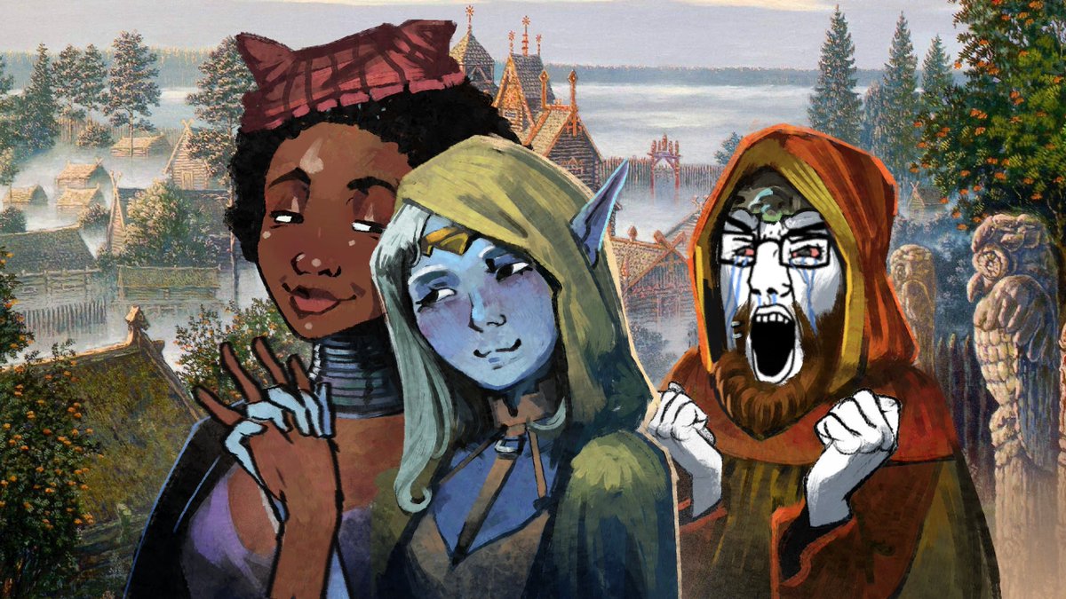 sneksucks's tweet photo. people talk about how inspired my thumbnail work for mandy julian etc is and then there's the shit warlock commissions https://t.co/ySR8N6oUYd