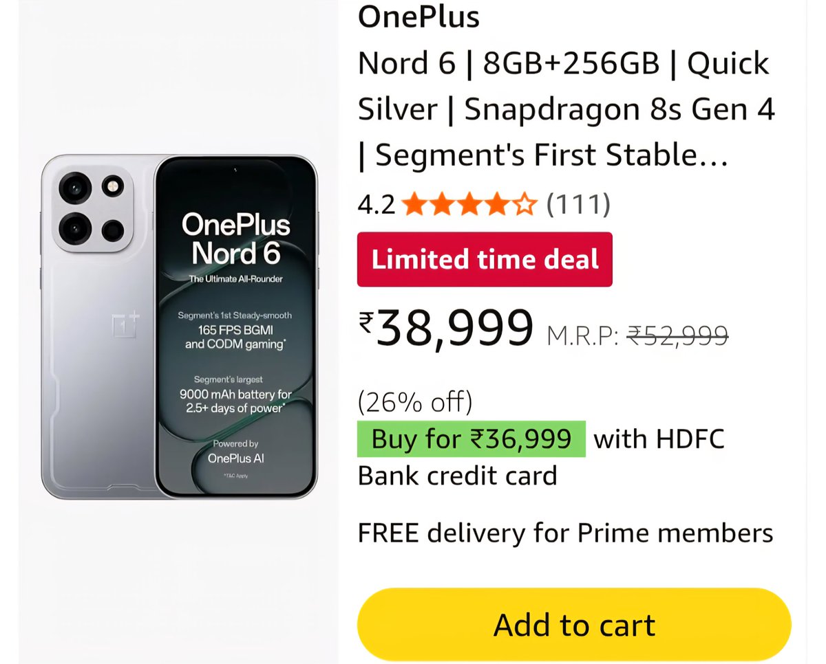 Gadgetsdata's tweet image. Many of you were asking when the Nord 6 will be back in stock...

So, the Nord 6 is back in stock , without any price hike 😍

If you're looking to purchase this device, grab it ASAP, before it goes out of stock again!