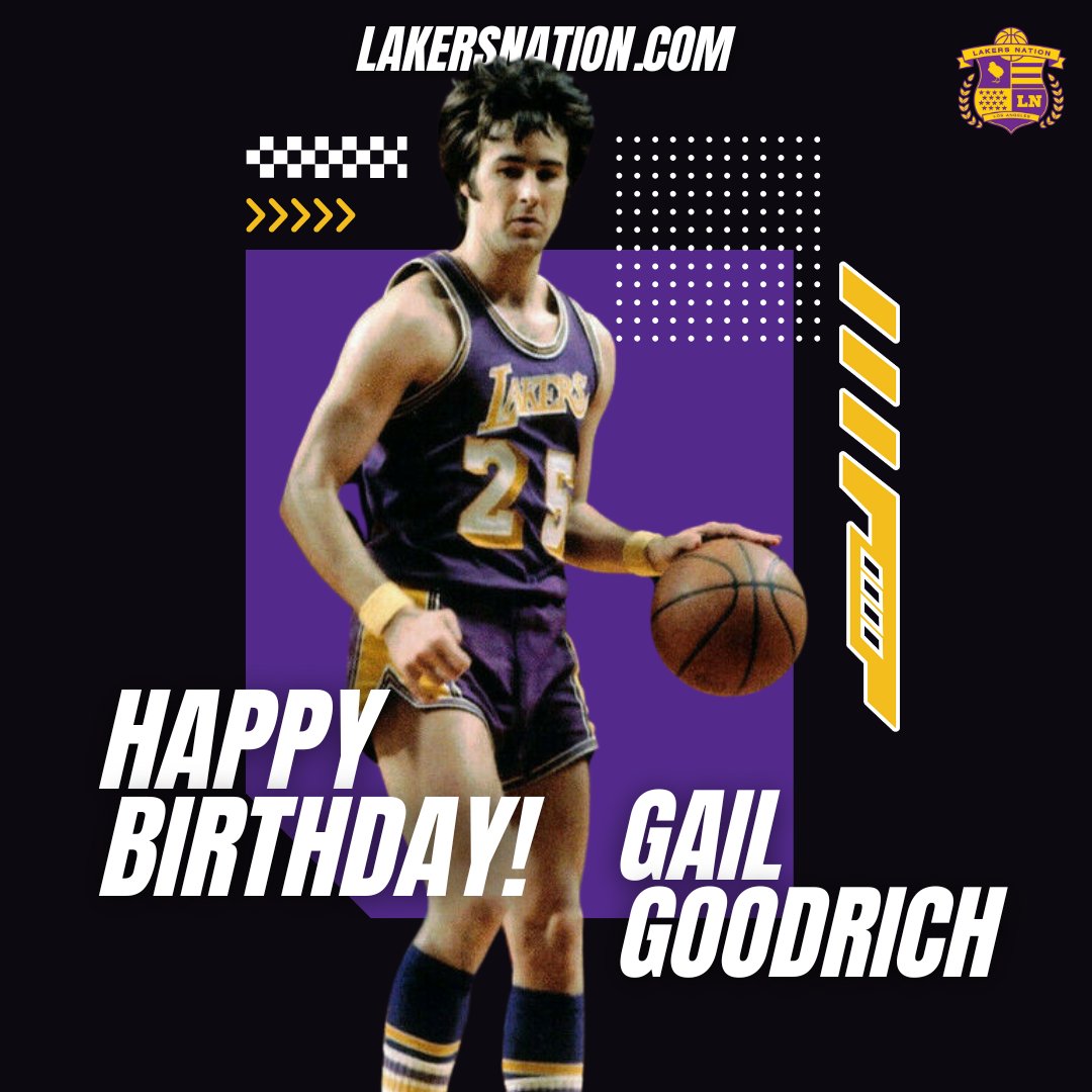 LakersNation's tweet image. Join us in wishing #Lakers legend Gail Goodrich a happy birthday!