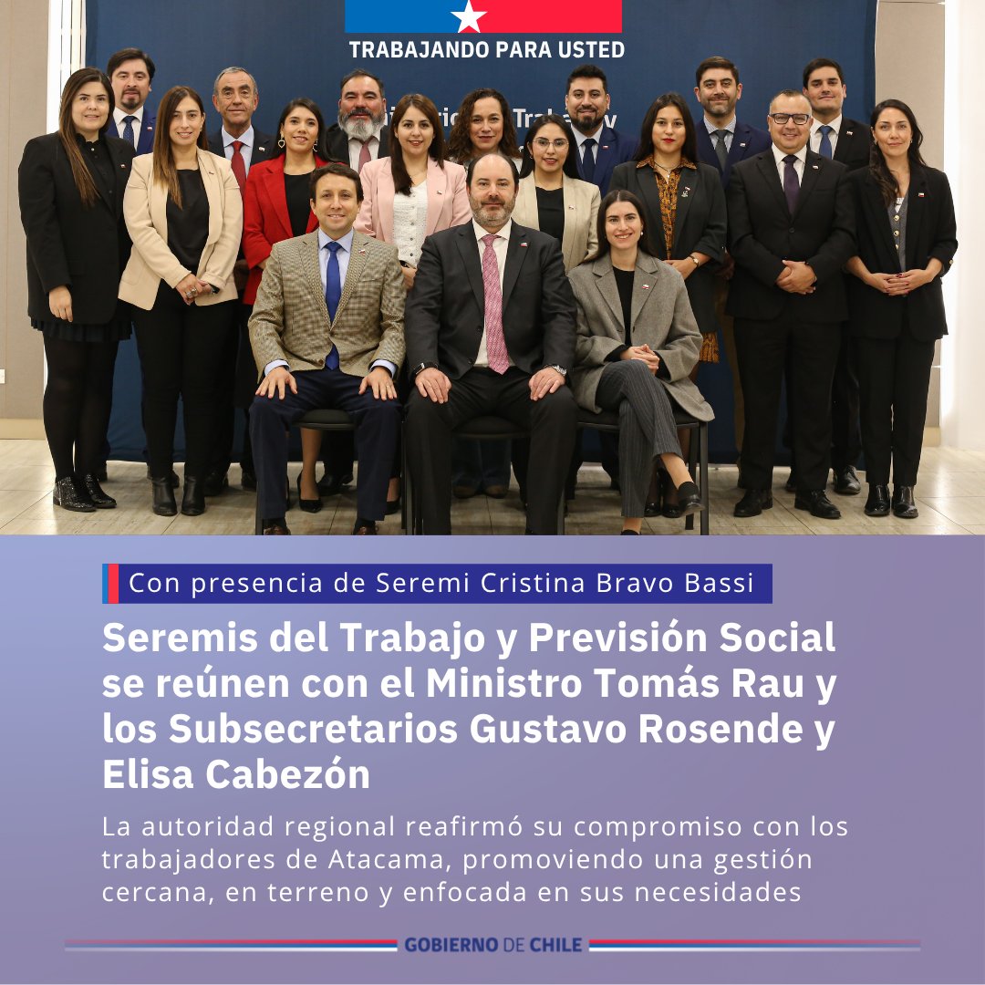 Seremi del Trabajo y Previsión Social - Atacama tweet media