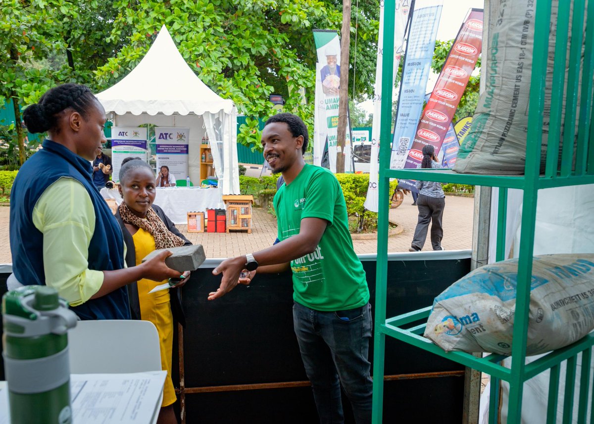 WhiteBearCOMM's tweet photo. At CEDAT, @Makerere University, #HimaCement is engaging over 250 fundis, technicians &amp; artisans in practical training during the Fourth Masons/Builders Training Workshop and Building Material Exhibition to strengthen skills &amp; improve safety. April 23rd–24th, 2026. #BuildwithHima https://t.co/LvCrlh4hbU