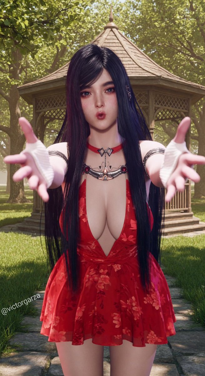 VictorG31533305's tweet image. Raven quiere un beso, y es imposible negarselo 😍 #StellarBlade #Raven