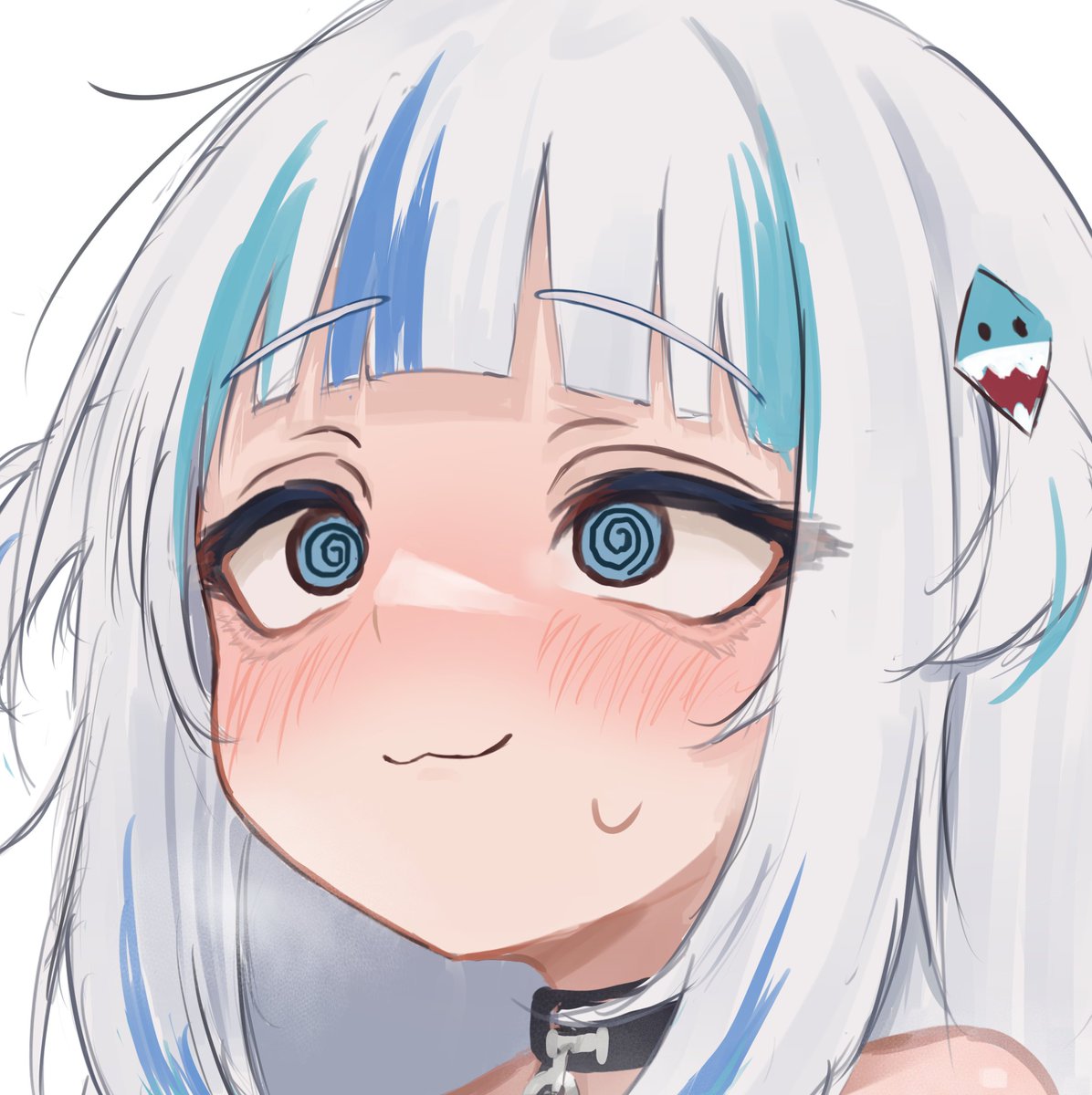 What I’m thinking of drawing is art of a character under hypnosis