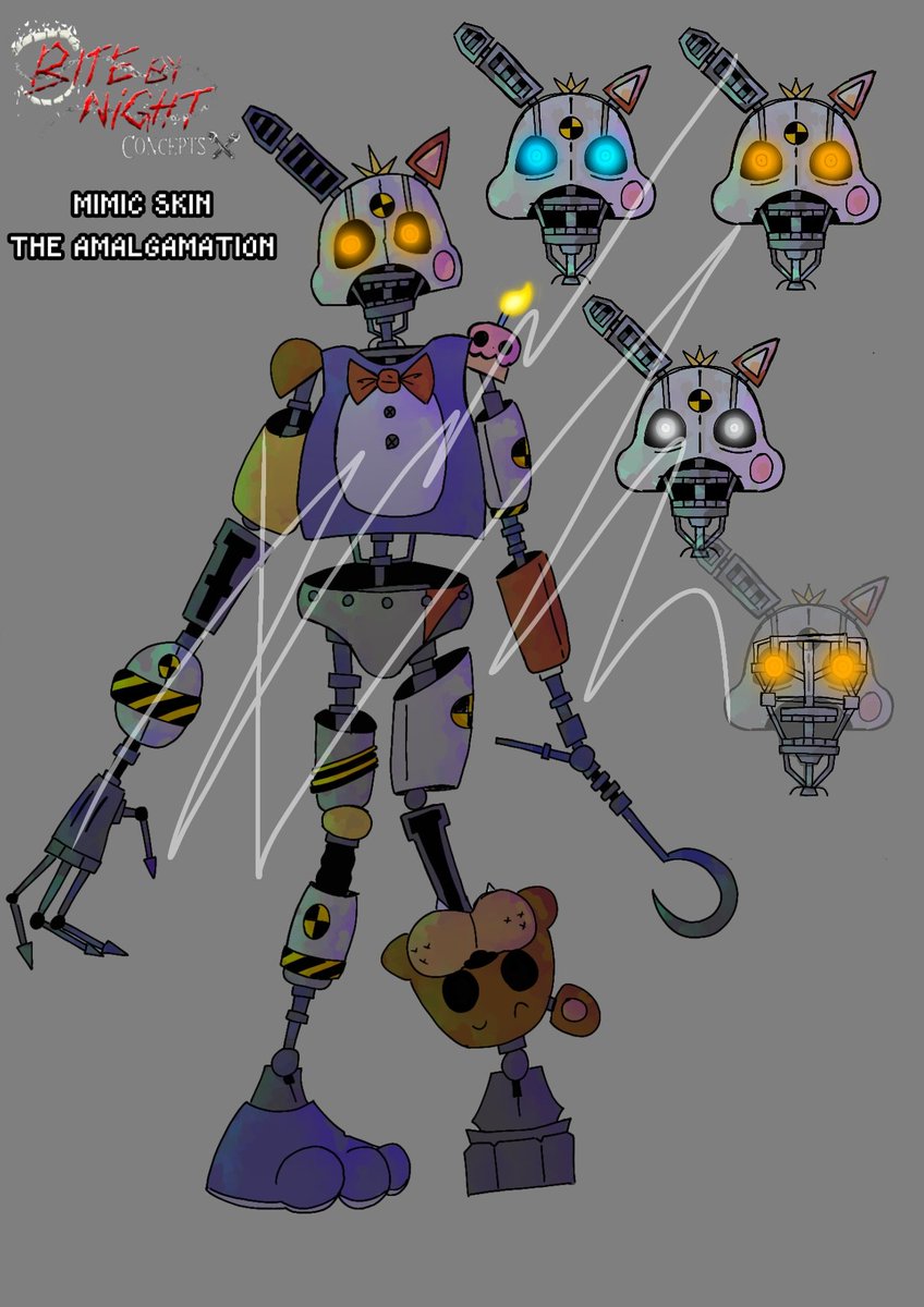 RhyanFox's tweet photo. Mimic amalgamtion skin concept based on the suit mimic wears in som
#bitebynight #fnaf @bitebynightdev #art #fanart https://t.co/YhoLprtGlq