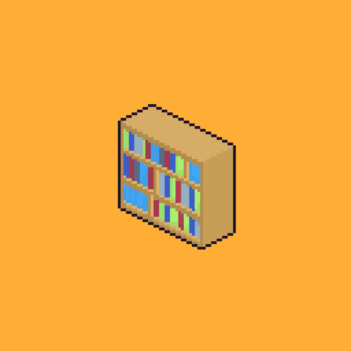 maruQen98's tweet image. 【ROOM】
Bookshelf

#pixelart #dotdrowing #ドット絵