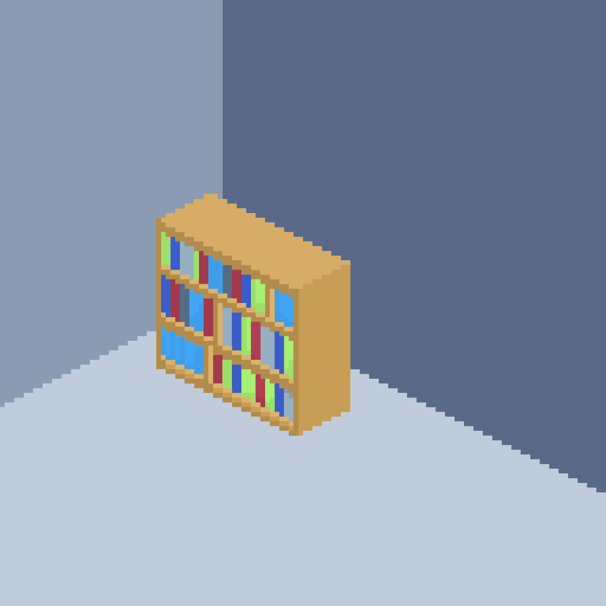 maruQen98's tweet image. 【ROOM】
Bookshelf

#pixelart #dotdrowing #ドット絵