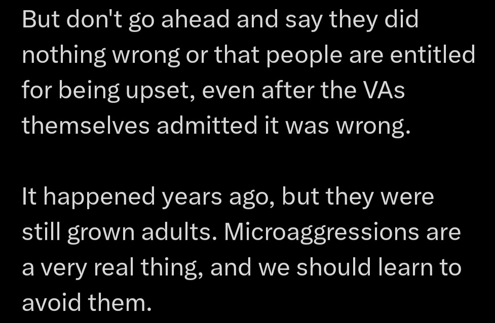 Last thing I'm saying on this, as I'm afro-latina myself.

You can be upset at their actions and not forgive them, that's okay.

You can also forgive them for it, that's also okay. We aren't a monolith, we all have different points of view.