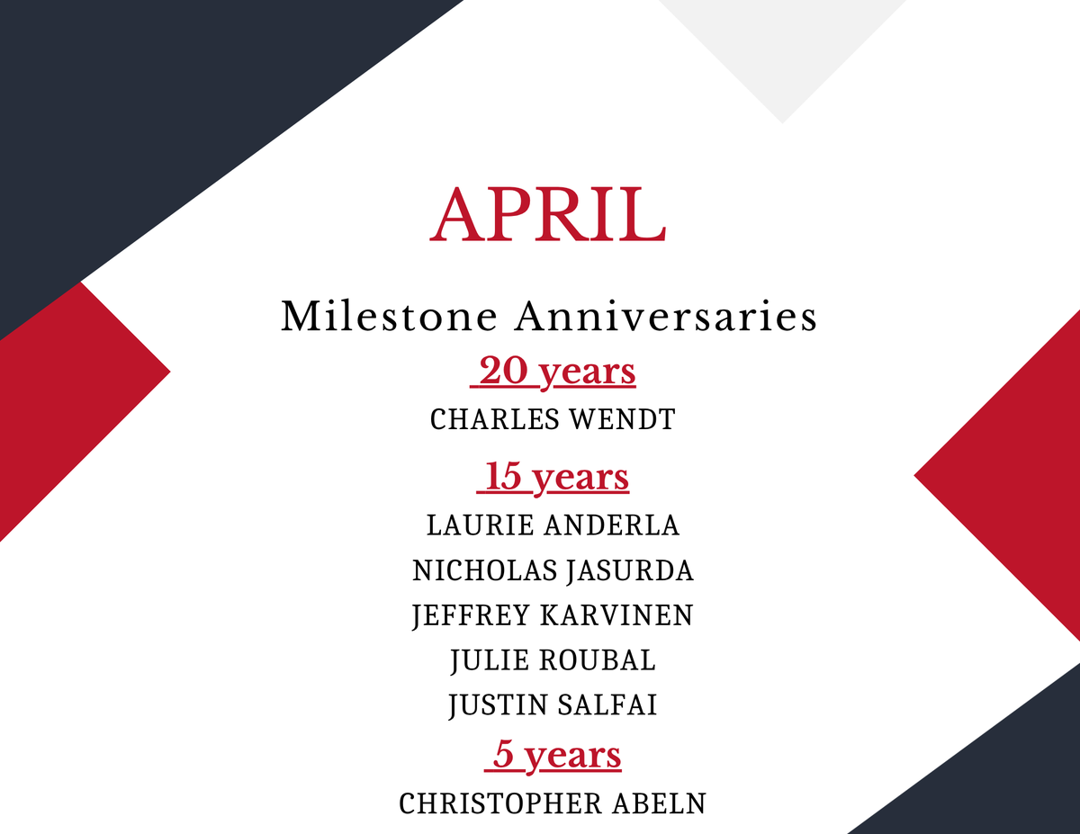 LEJonesCompany's tweet photo. Join @LEJonesCompany in celebrating our employees reaching milestone anniversaries this month.  Thank you for growing with the LEJ team and for the care and dedication you bring to serving our customers every day. We’re grateful for all that you do! #lejones #1Family https://t.co/TOqxOW3kd4