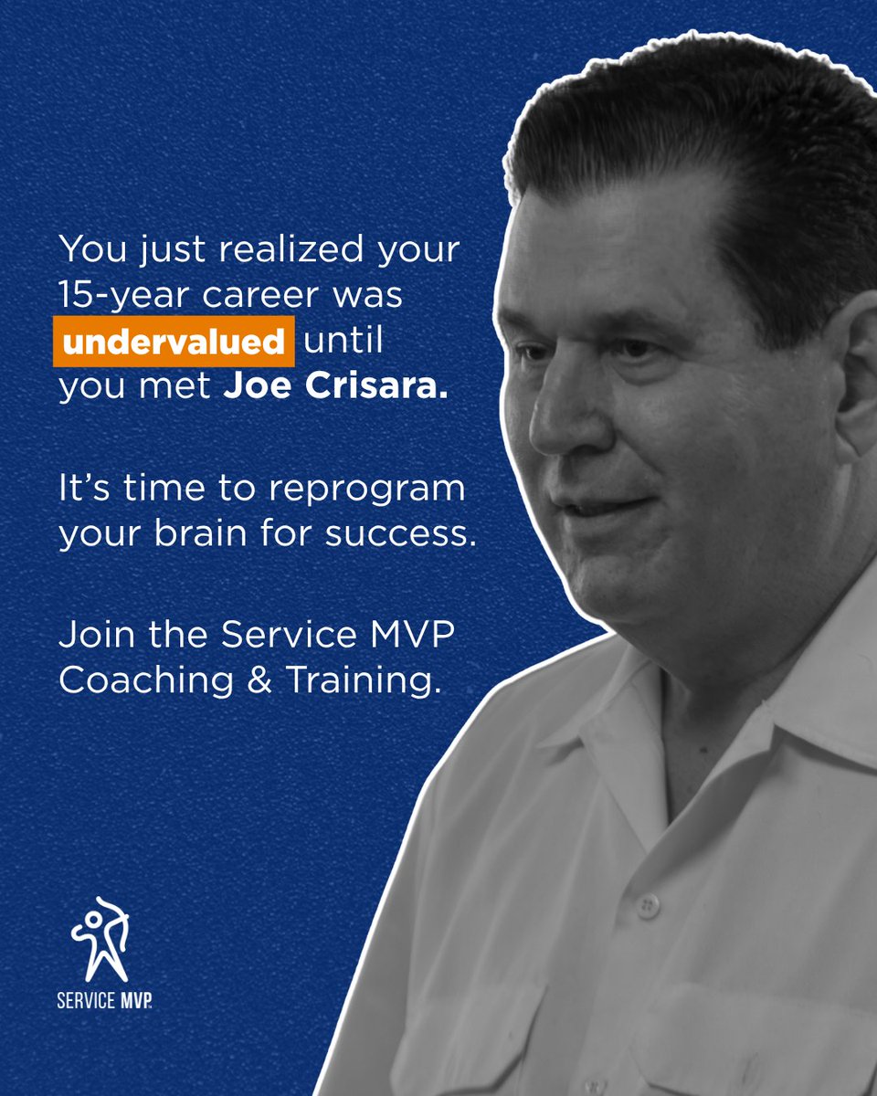 Service MVP - Joe Crisara tweet media
