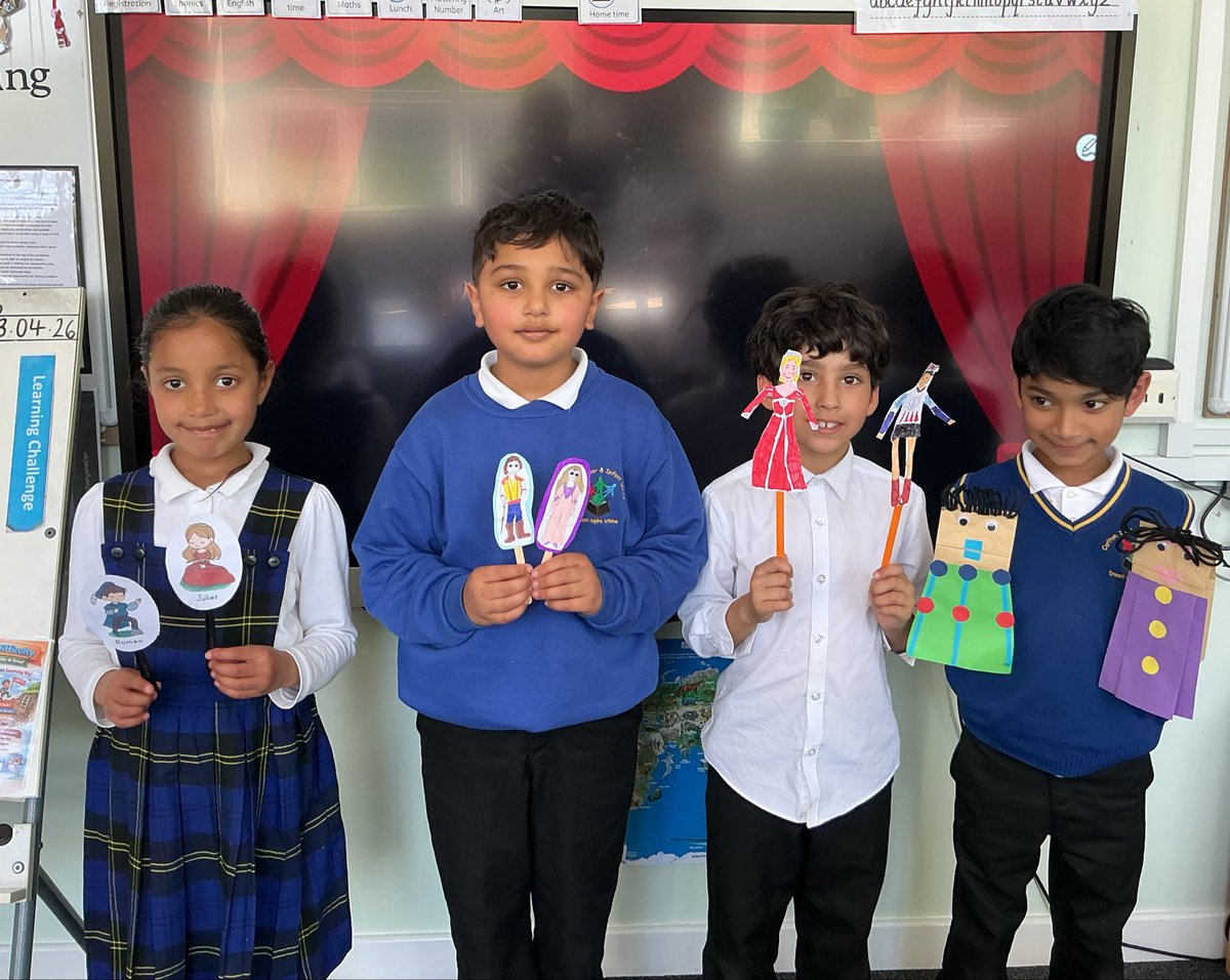 carltonj_i's tweet image. Year 2 Stems had a fantastic Shakespeare workshop with @AsCreatives, where they acted out The Tempest. They also explored Romeo and Juliet and created brilliant puppets to bring the characters to life! 🎭✨ #Shakespeare #CreativeLearning