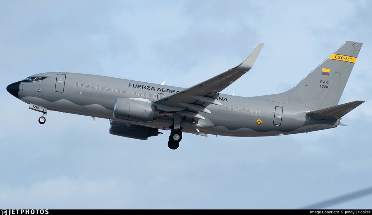 Flightwatcher1's tweet image. FAC B737-700
Matrícula y llamada: FAC1220
Hex: #0ACA79
Desde Bogotá🇨🇴 a Caracas🇻🇪 y ya de vuelta, parece un vuelo de preparación para la visita mañana 24/04 de Gustavo Petro a Venezuela.
#Colombia #Venezuela