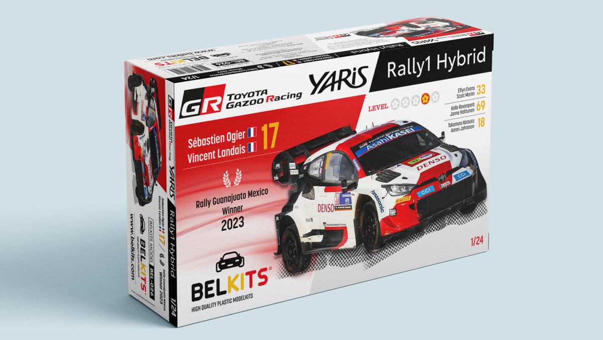 DModelkits's tweet photo. 🚗NOW AVAILABLE🇲🇽

Toyota Yaris GR Hybrid Rally1–Rally Mexico 2023 now in stock at DModelkits

A modern icon of the World Rally Championship hybrid era

•1:24 scale
•High-detail kit
•Ready to ship

💥Perfect for rally fans &amp; collectors

👉https://t.co/UgtM3Wkuhb

#DModelkits https://t.co/5LE6O9avAz