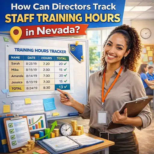 ChildCareEd's tweet image. #directors #staff039039s #training #hours How can directors track staff training hours in Nevada?: Nevada directors should follow state training rules and keep verifiable records by choosing one primary tracking tool (paper binder + spreadsheet or… dlvr.it/TSBQHz