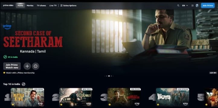 idiotic_writer's tweet photo. Kannada cinema makes a strong mark, trending in the Top 3 on Amazon Prime Video, surpassing The Boys https://t.co/AaKT788HpJ