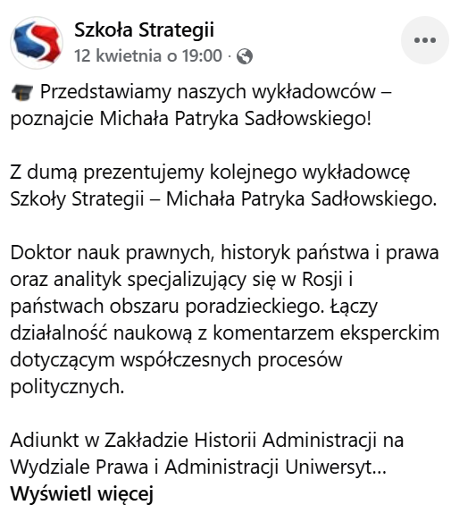 Centrum Badań nad Państwowością Rosyjską tweet media