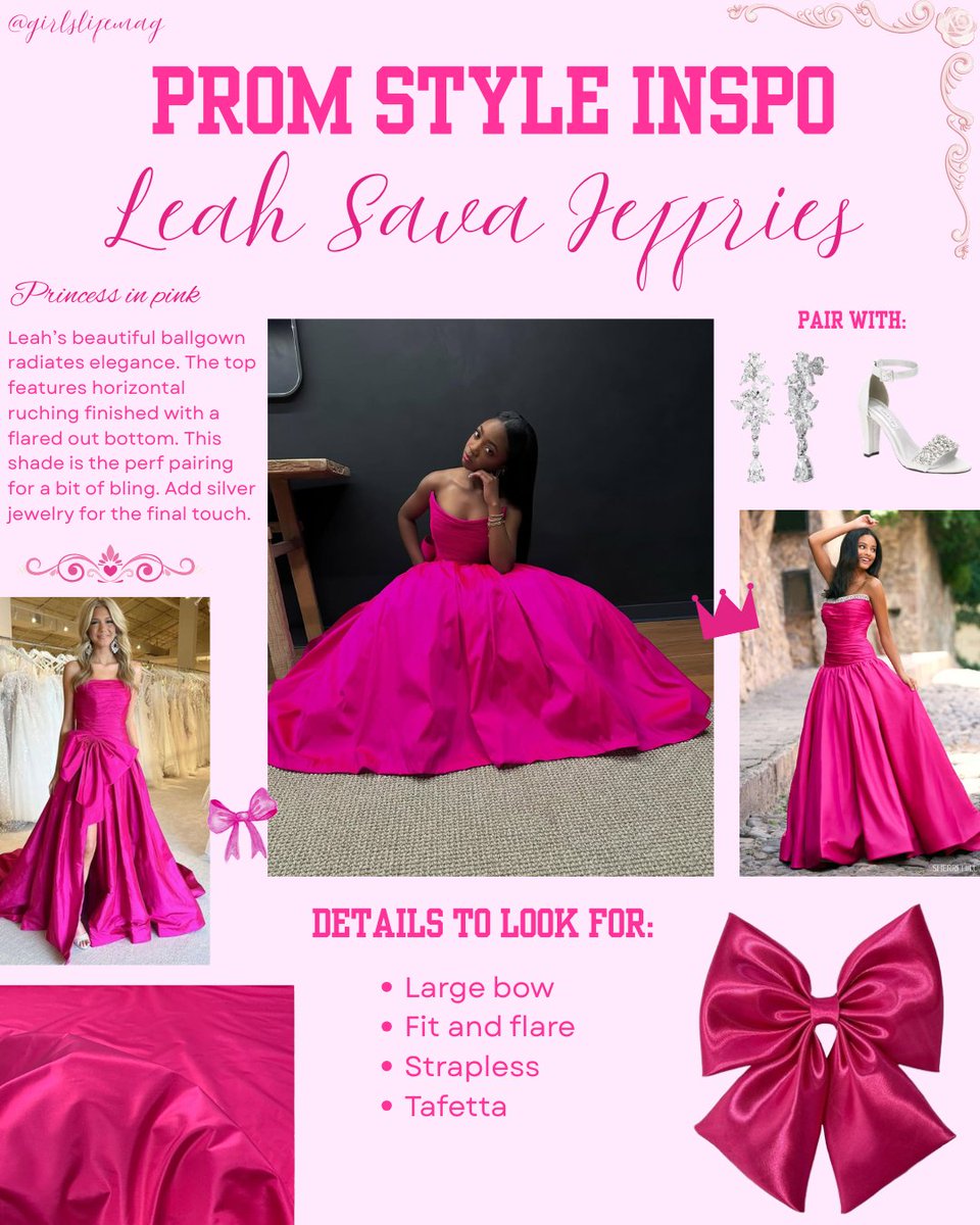 girlslifemag's tweet image. Pick your prom dress inspo 💖🪩👗👡 From sequins and rhinestones to tulle ballgowns and bedazzled jewelry—the options are endless!

#promdressinspo #prominspo #promdresses #promdress #electricbloom #freyaskye #leahsavajeffries #maddoxbatsongirlingreen #dararenee