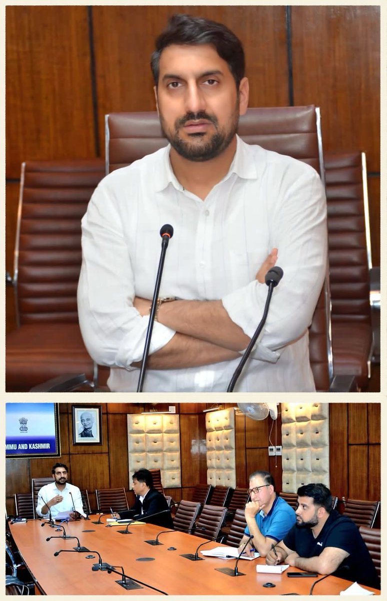 jkrddpr's tweet image. Secretary #RDDPR J&amp;amp;K, Mohammad Aijaz Asad, reviews draft #O&amp;amp;M &amp;amp; #FSSM policies under #SBMG, stressing strict source segregation as key to effective waste management.

Focus on enforcement, user charges, district plans &amp;amp; sustainable sanitation systems across rural areas.

#ANI