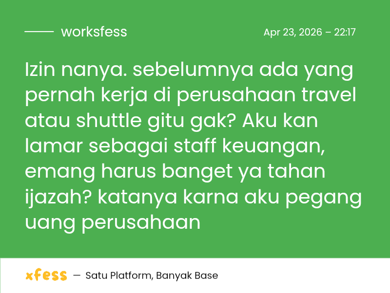 worksfess's tweet photo. Work! menurut kalian terima atau jangan? https://t.co/I6FvgRVG9H