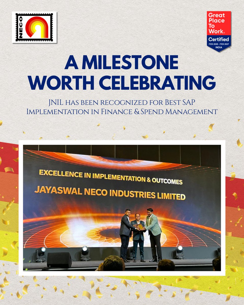 Jayaswal Neco Industries Ltd tweet media