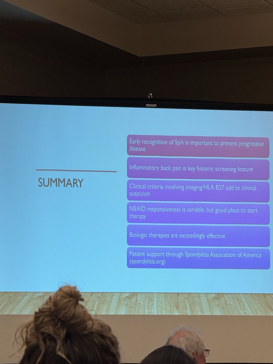 cshafercal1's tweet photo. Spent the morning @IAPA Idaho Assoc of PA’s conference. Great presentation by Dr Patrick Knibbe on “Early Recognition of SpA.” https://t.co/1DJKOrus2t