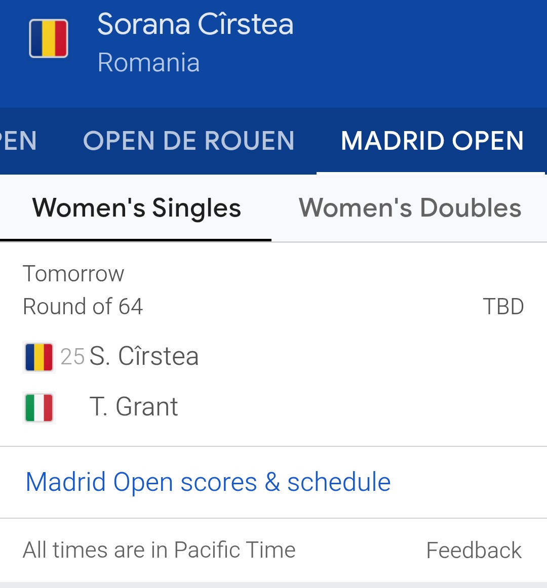 CirsteaFC's tweet photo. #Sorana #Cirstea ๐น๐ฉ
#Playing
#WomenSingles
#FirstRound
#Friday
#April24
#MutuaMadridOpen
#WTA1000
๐พ
#NewBalanceTennis
#YonexTennis https://t.co/61XA4D4gFY