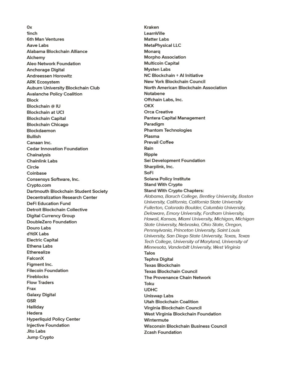 Crypto_Queenie's tweet image. 🚨Blockchain Association and Crypto Council for Innovation CLARITY ACT

🔸With over 120 signatories including #Coinbase, #Ripple, a16z crypto, #Circle, and #Solana entities, sent a letter urging Senate Banking Committee Chairman Tim Scott to hold a markup on the CLARITY Act.