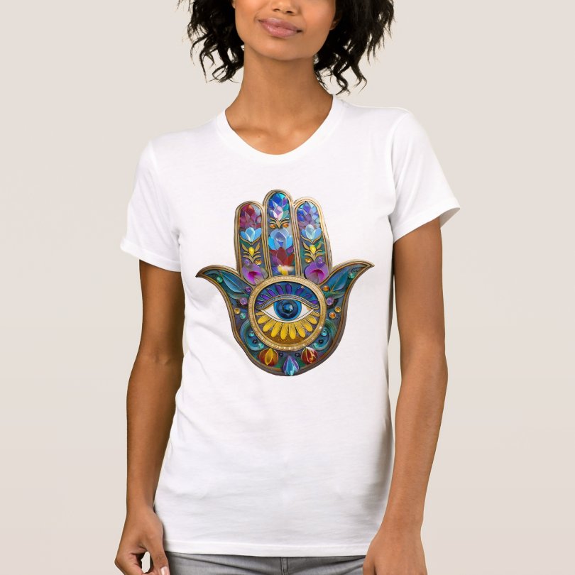 LeeHillerDesign's tweet image. 🪬🧡💜🪬💛💙🪬
Colorful Petals and Leaves Art Hamsa Women's Jersey #tshirts
Item: zazzle.com/colorful_petal…
A #Hamsa as the #thirdeye is a reminder to trust one's instincts, listen to one's inner voice, &amp;amp; seek #spirituality guidance.

Hamsa Collection:  zazzle.com/collections/11…