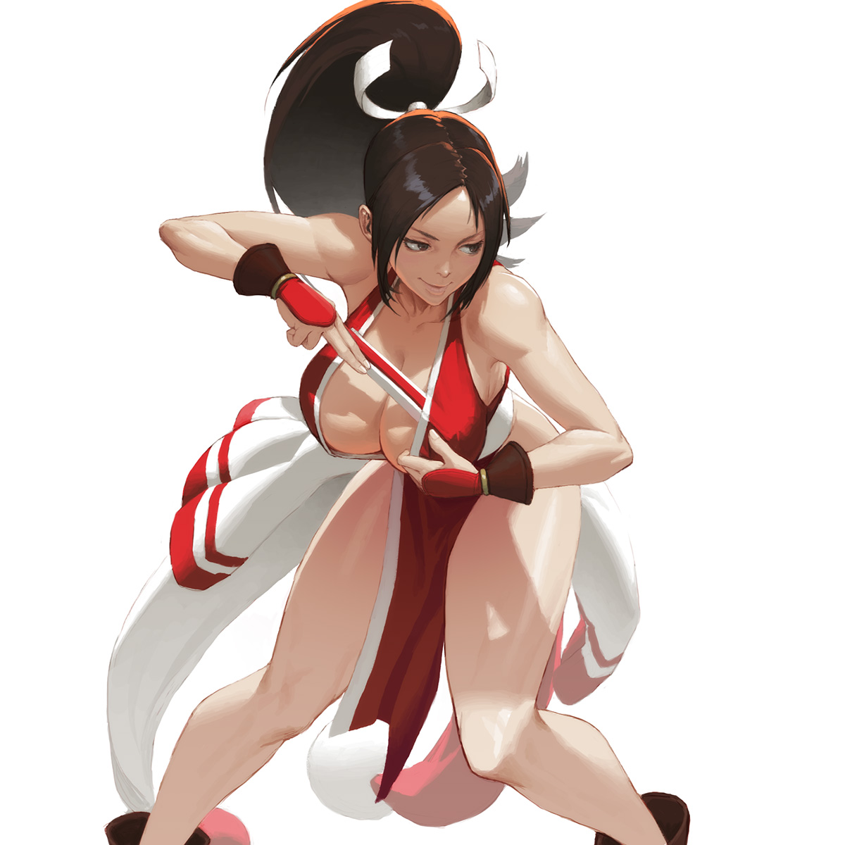 ahl9's tweet image. Mai Shiranui by Sangheon Nam #SnK #FatalFury #TheKingofFighters