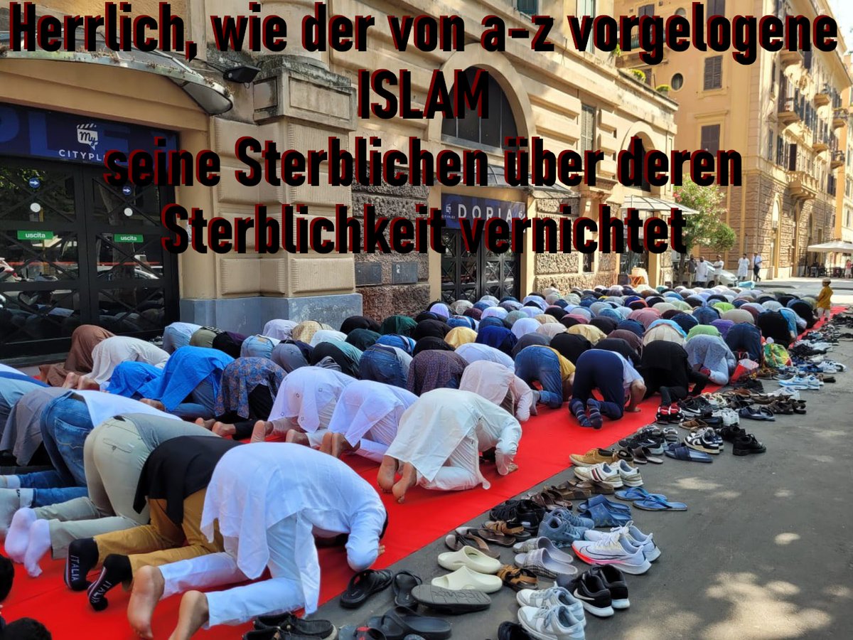 Ungläubige aller Länder vereinigt euch tweet media