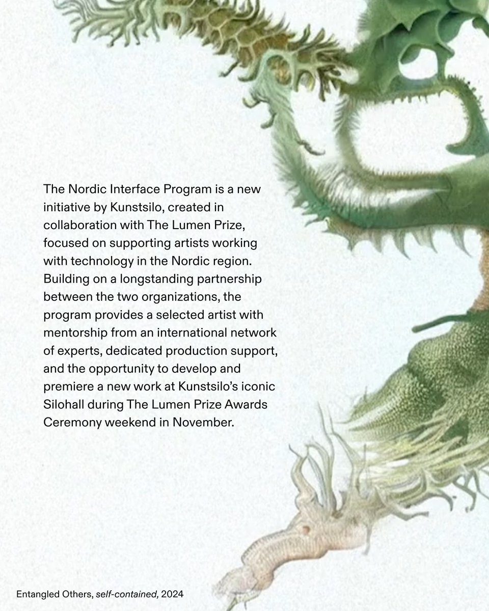 The Lumen Prize tweet media