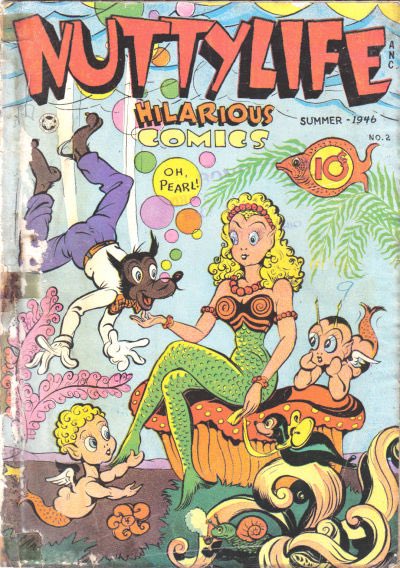 comicbookhist's tweet image. Turning 80: Krazy Life changes titles with NUTTYLIFE #2; from April 1946.

By Pat Adams, Tim Howe &amp;amp; Cy King.

The title change again with Wotalife #3.